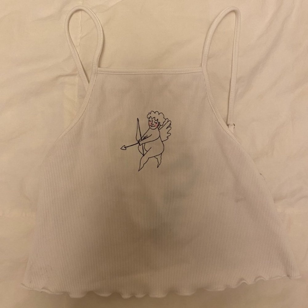Urban Outfitters Out From Under cherub ripped crop top